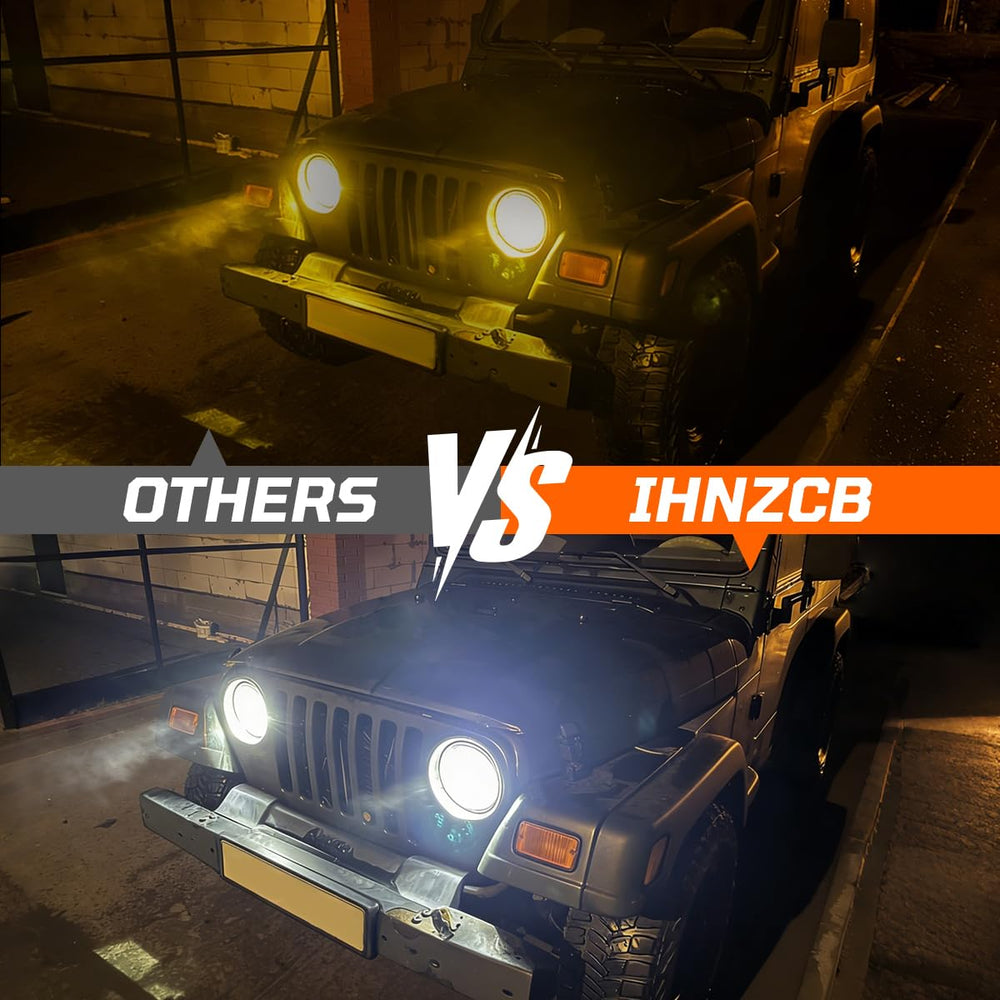 IHNZCB headlights installed on vehicle preserving vintage appearance and better visibility