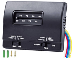 IHOUMEX thermostat front panel showing controls and clear readout for easy temperature adjustments