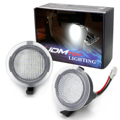 iJDMTOY front view puddle light assembly showing modern design and bright output