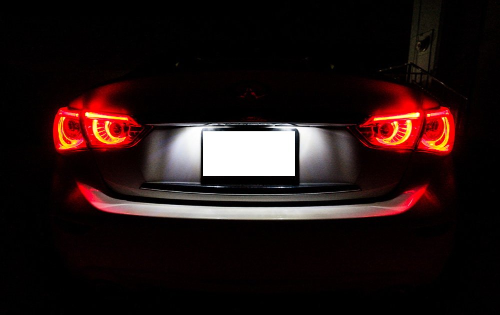 iJDMTOY rear view at night highlighting improved styling and visibility
