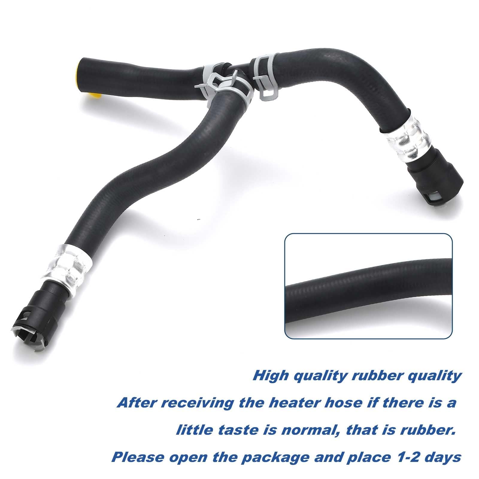 iKer hose installed underhood demonstrating correct fit and routing