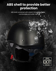 ILM sun visor close-up highlighting drop-down mechanism for quick glare reduction