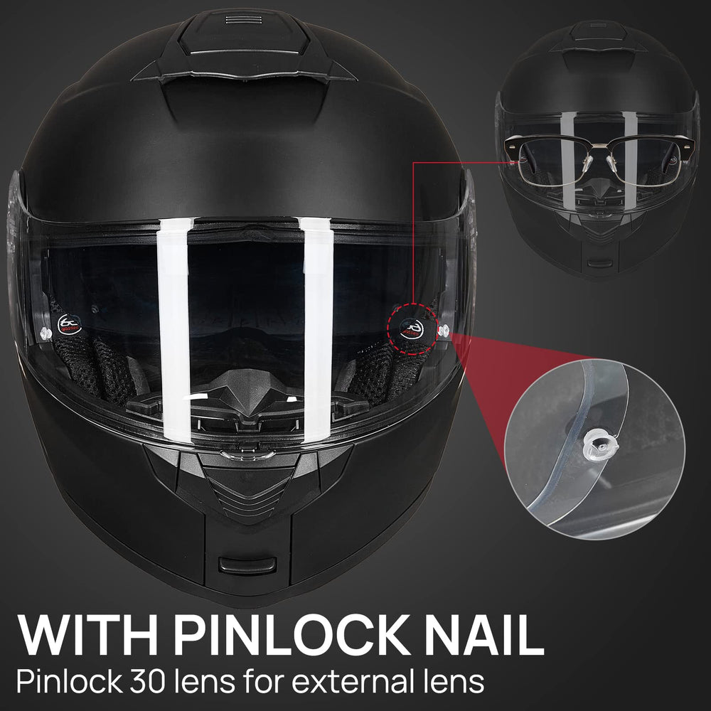 ILM close-up of internal sun visor showing quick switch convenience benefit
