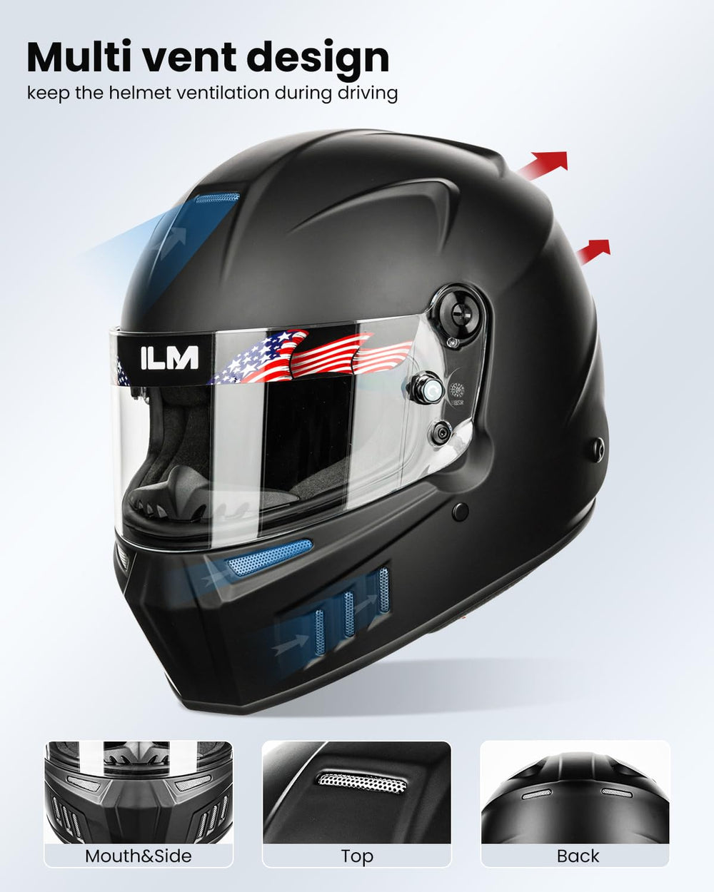 ILM interior pads close-up showing fire-retardant EPS liners for comfort and safety