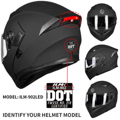 ILM visor edge and pivot detail showing precise fit benefit