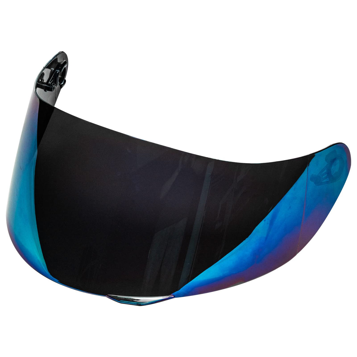 ILM colorful visor front view showing full lens and vibrant tint benefit