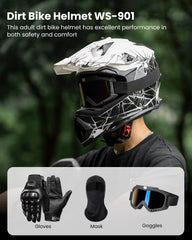 ILM helmet side profile with visor demonstrating adjustable glare control