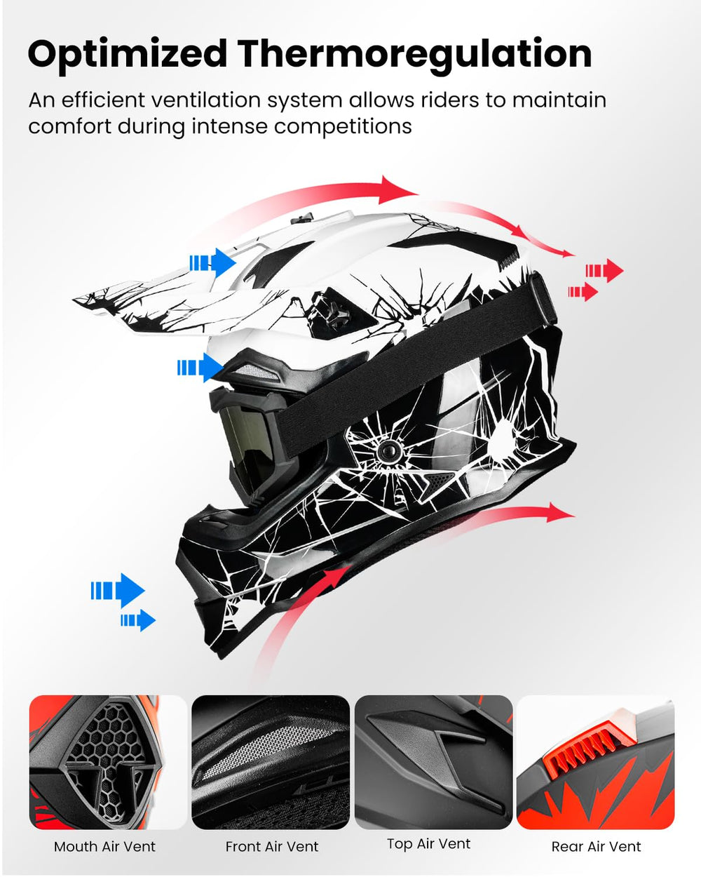 ILM tinted goggles detail highlighting ILM eye protection and anti-glare