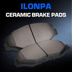 ILONPA close-up of multi-coated backing plate illustrating rust-resistant finish and long life benefit