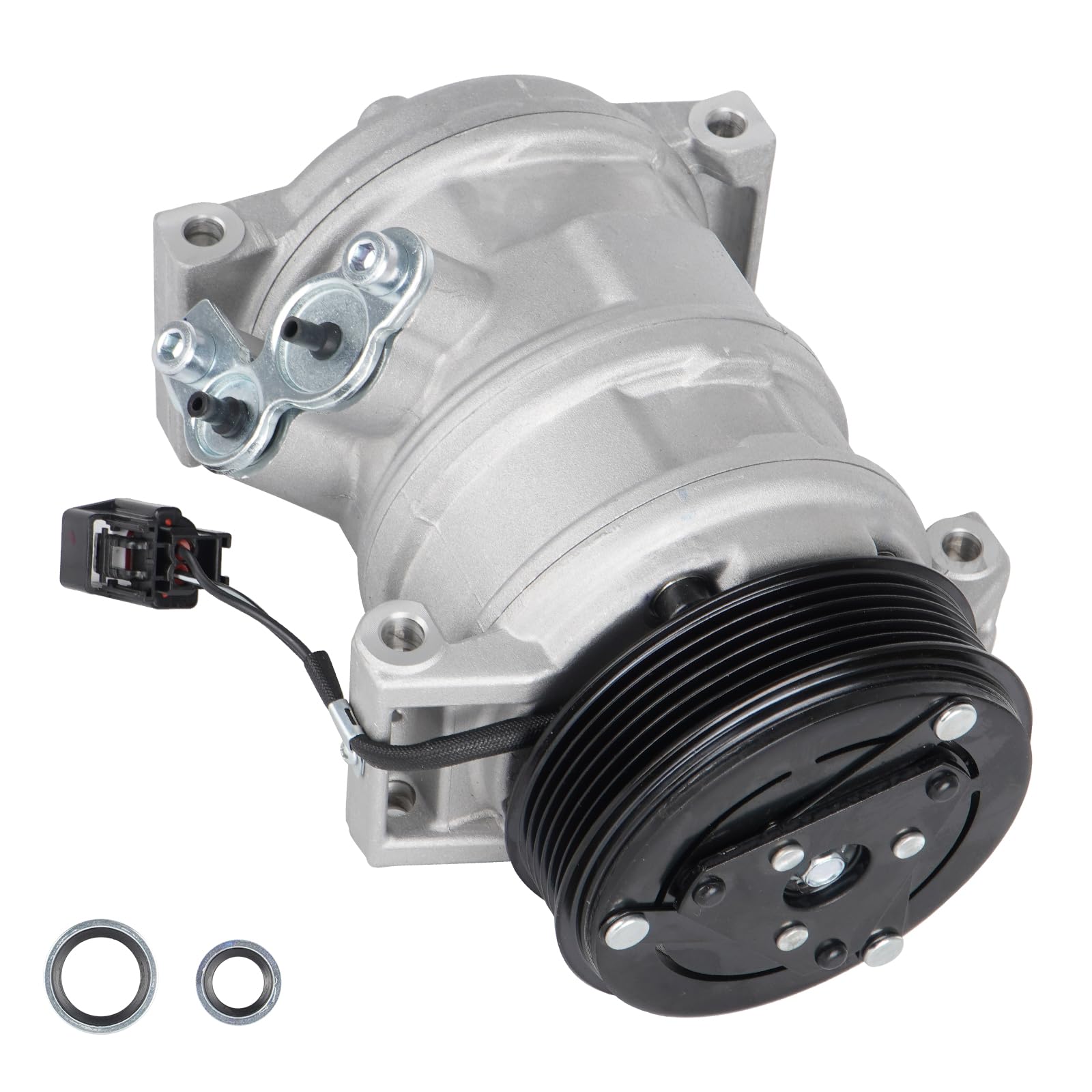 ILONPA front assembly view showing full compressor and clutch, reliable replacement
