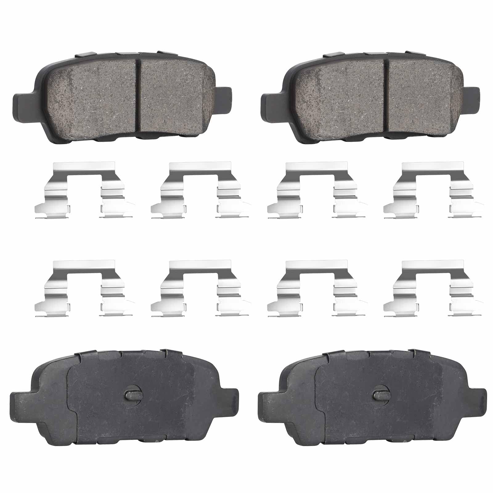 ILONPA rear pads front packaging showing fitment and hardware benefits