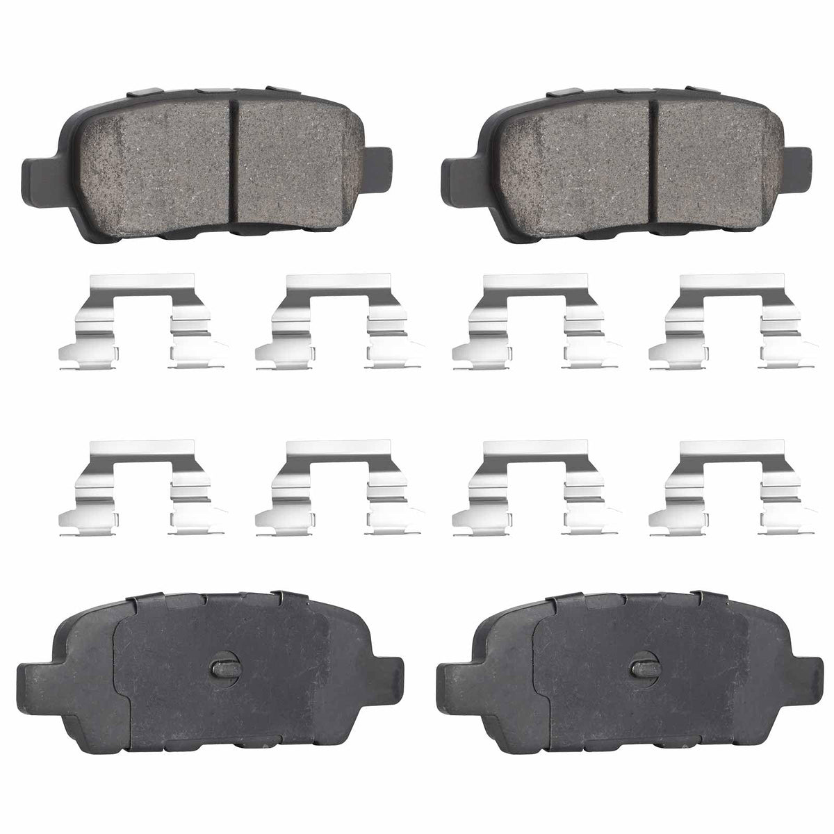 ILONPA rear pads front packaging showing fitment and hardware benefits