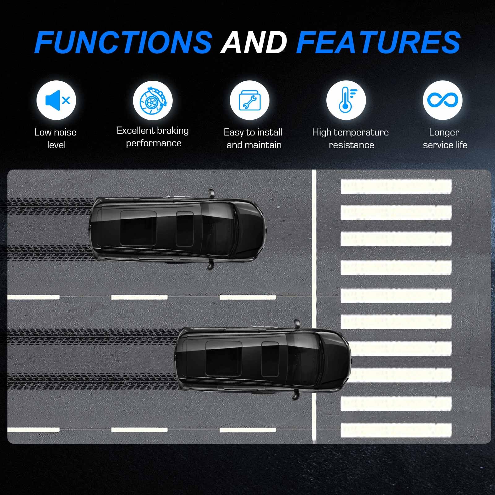 ILONPA pads beside ruler showing compact size and exact fitment