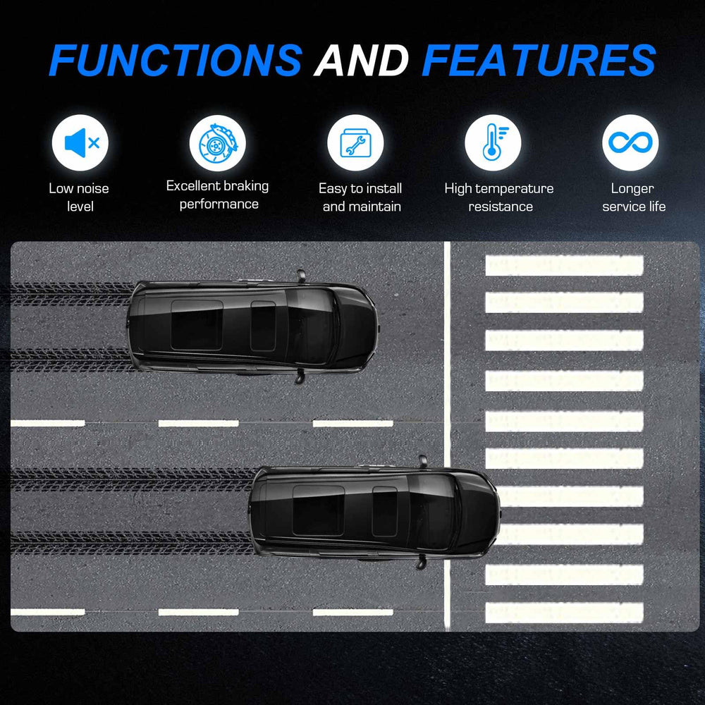 ILONPA pads beside ruler showing compact size and exact fitment