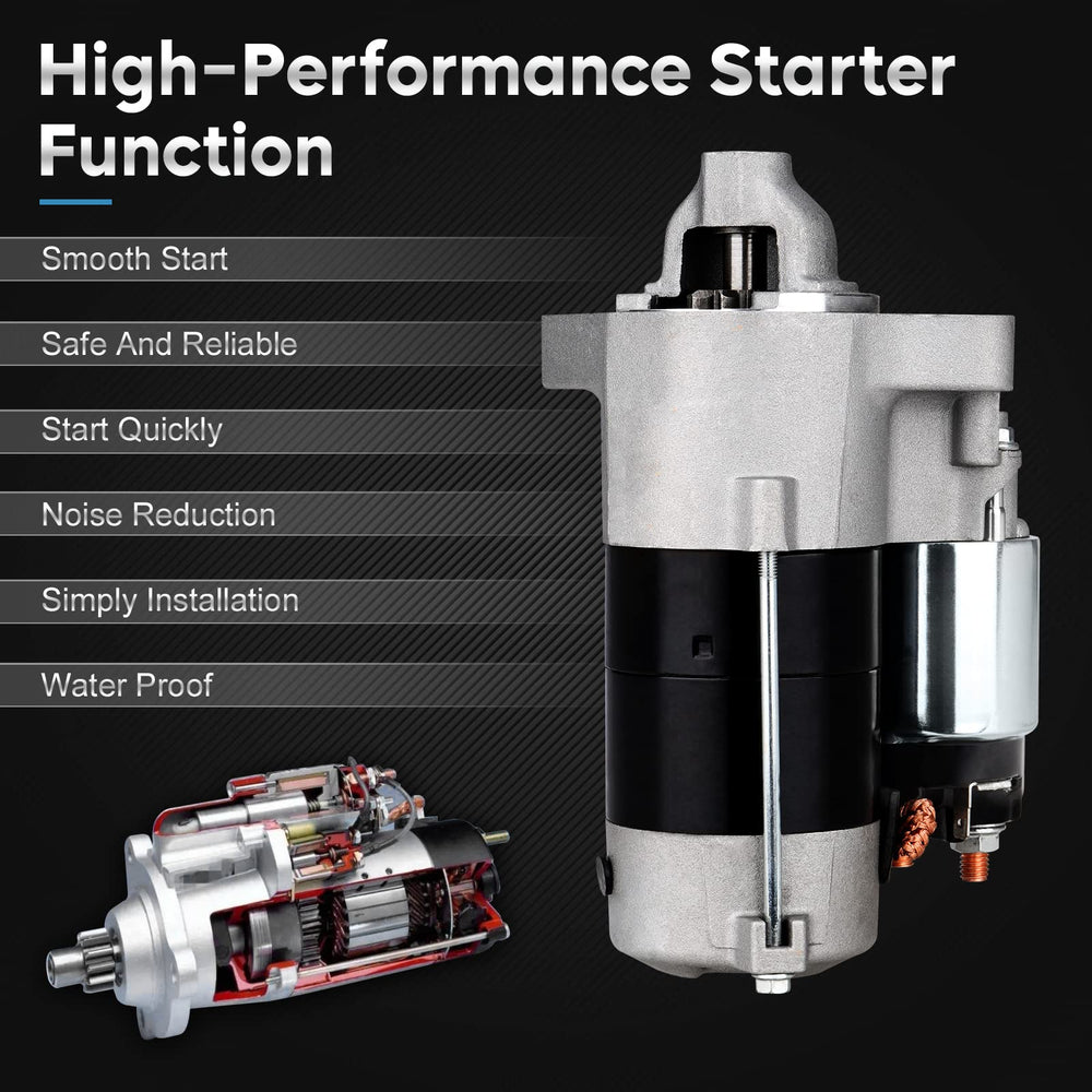 ILONPA starter pinion teeth detail highlighting precise engagement reliability