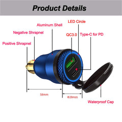 iMESTOU waterproof cap detail protecting ports for longer device life