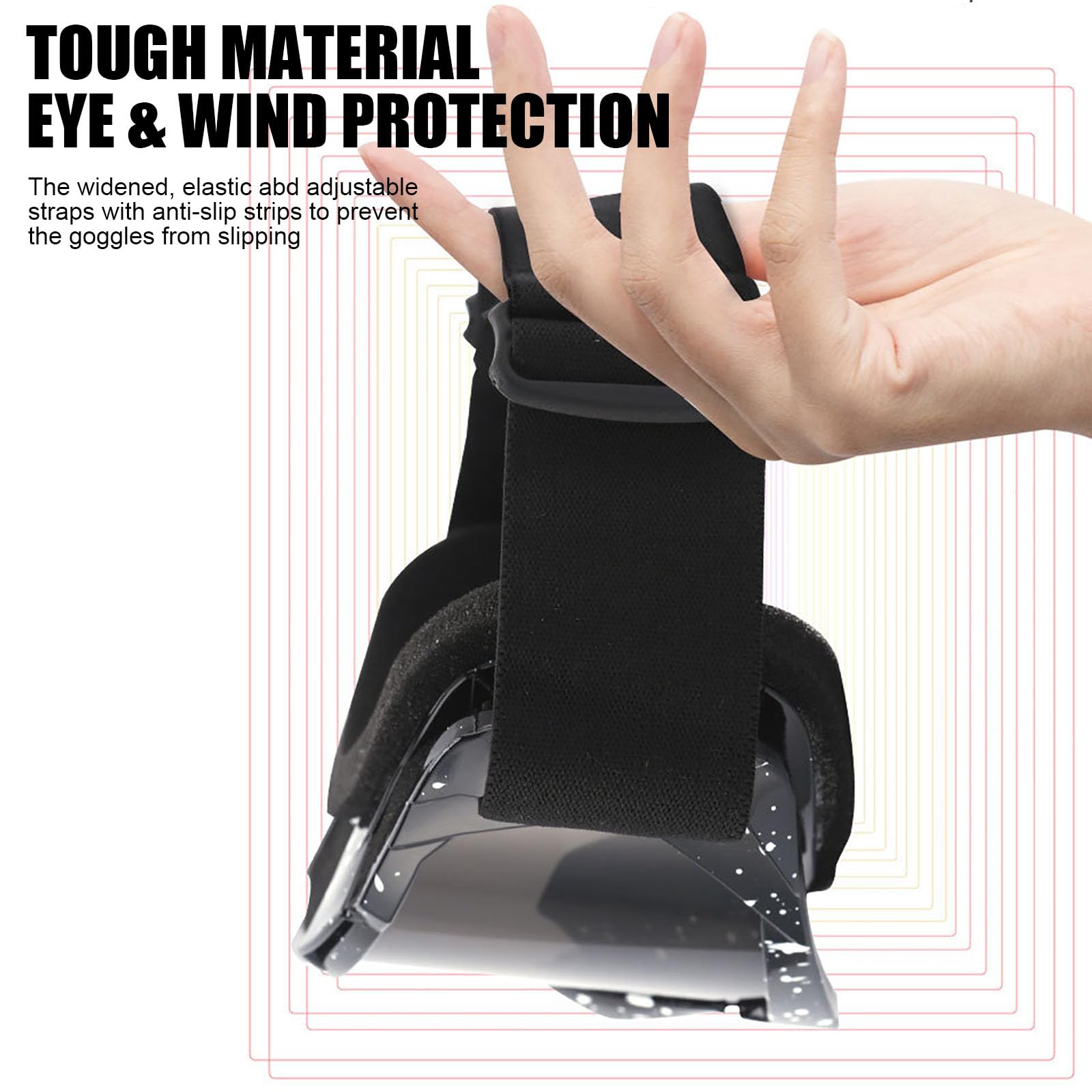immoono frame foam seal sideview showing soft padding for comfort and anti-fog benefits