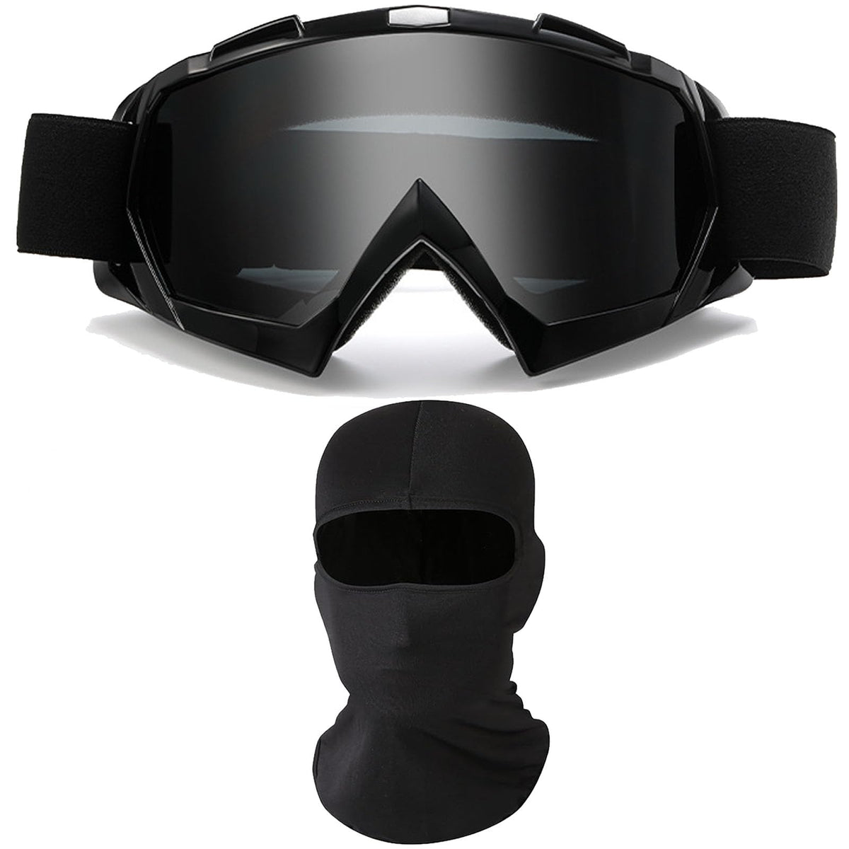 immoono front view goggles with balaclava showing full coverage and protection