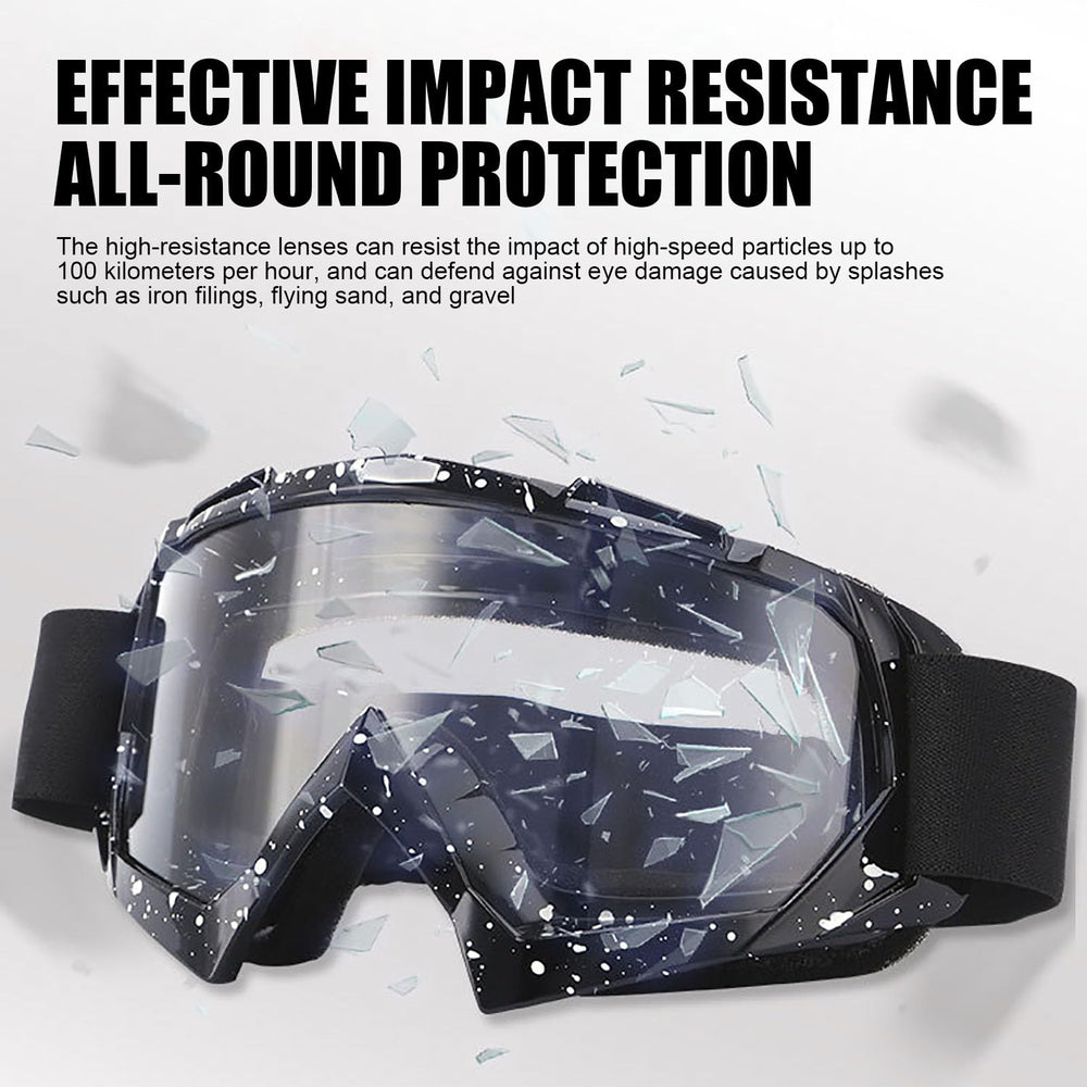immoono goggles worn with helmet demonstrating compatibility and stable fit on rider