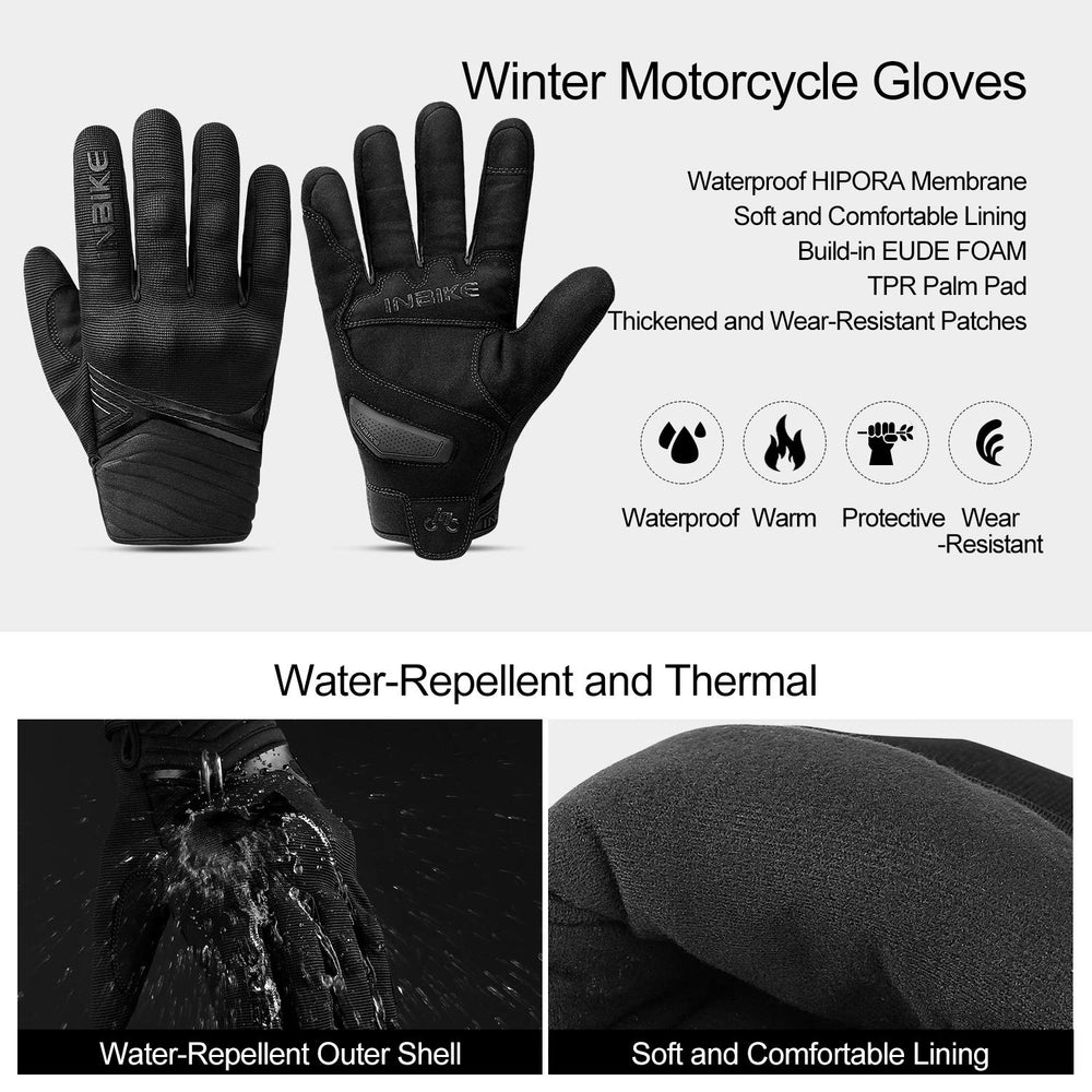 INBIKE close-up of hard knuckle protection for impact resistance