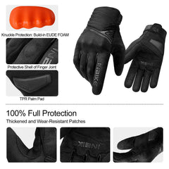 INBIKE touchscreen index finger in use for device control while riding