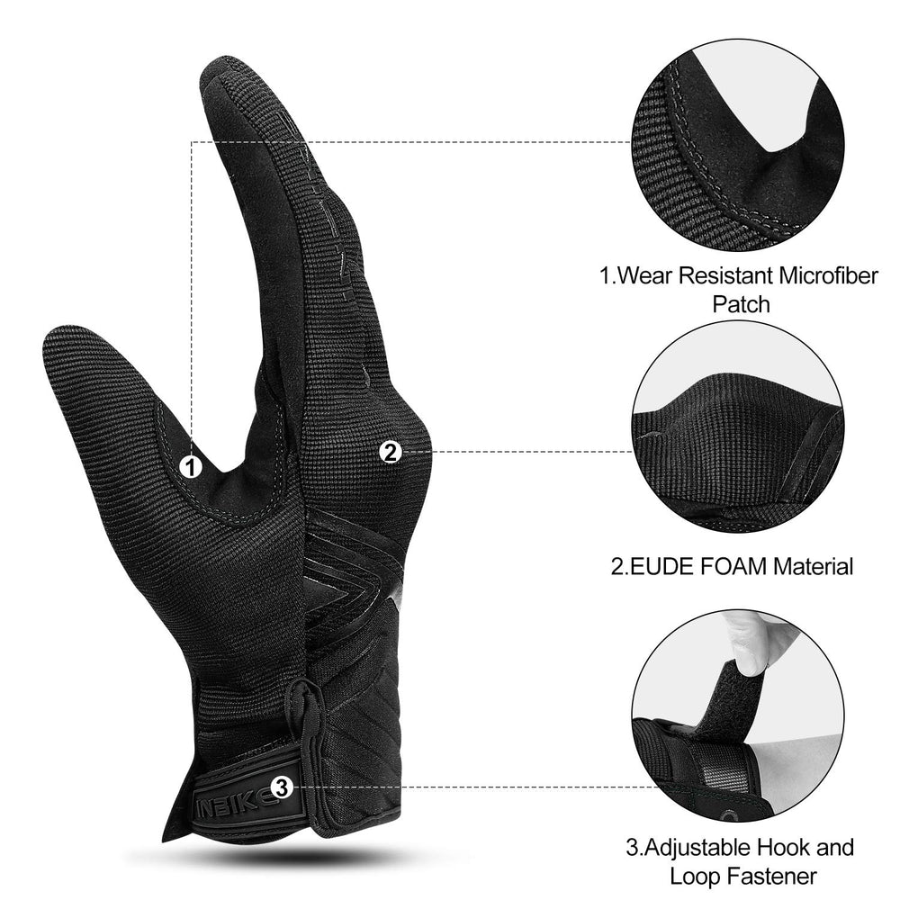 INBIKE palm texture detail providing enhanced grip and durability