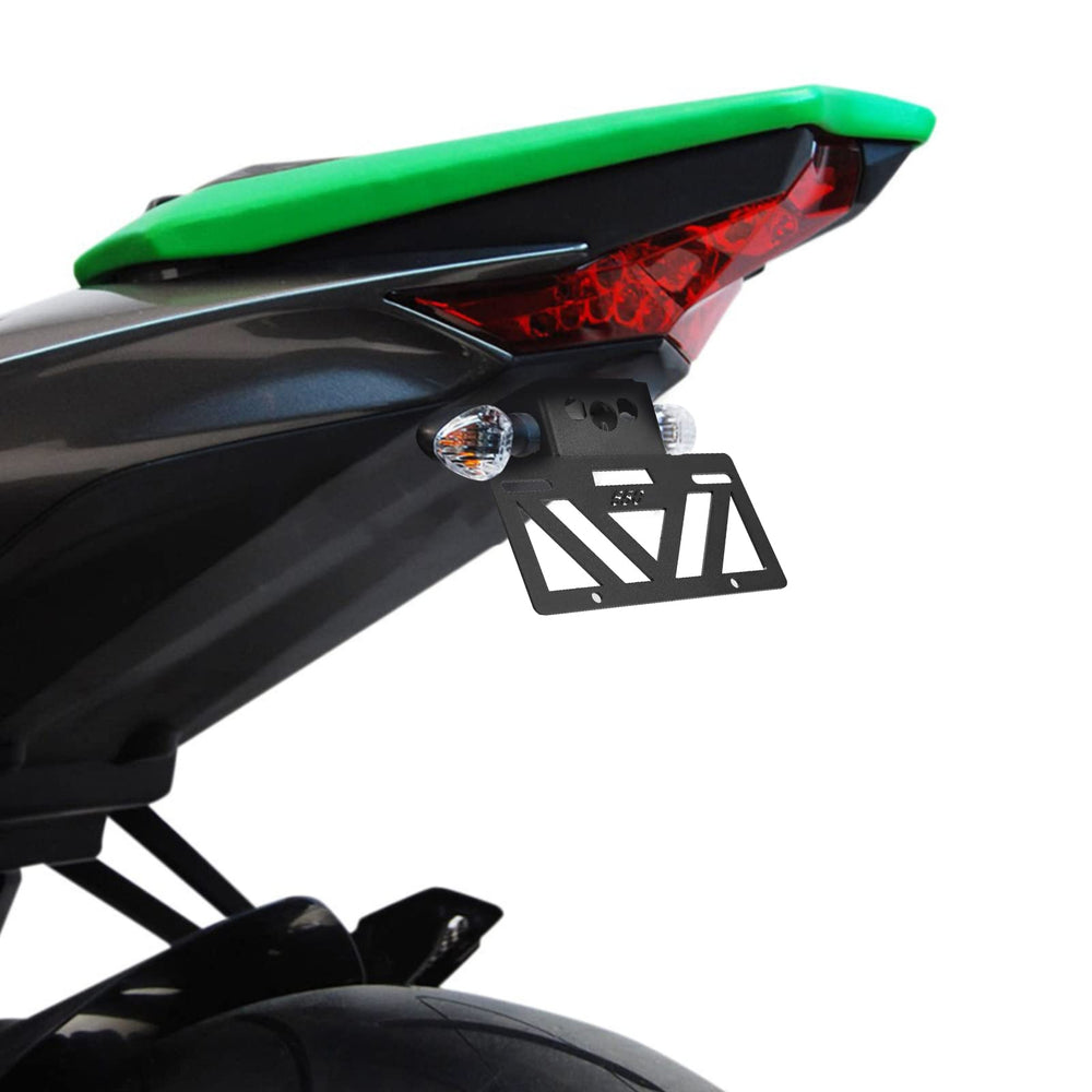 INKUDRI installed on Ninja 650 bike in street setting for sportier styling