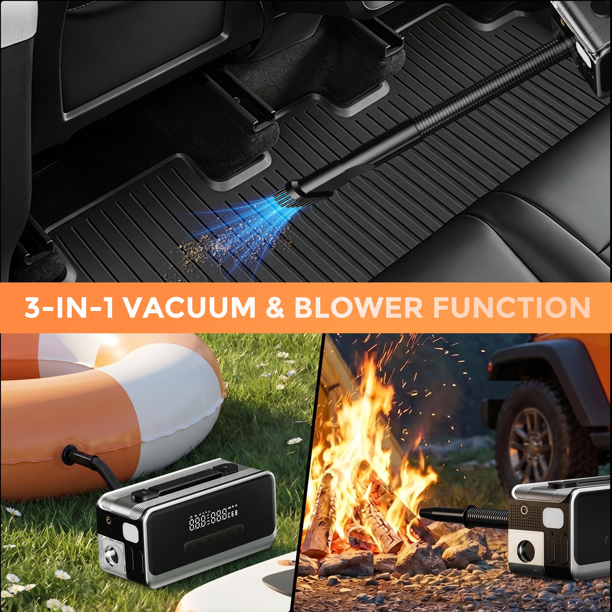 INLAAPUM powerbank charging phone showing mobile device charging on the go