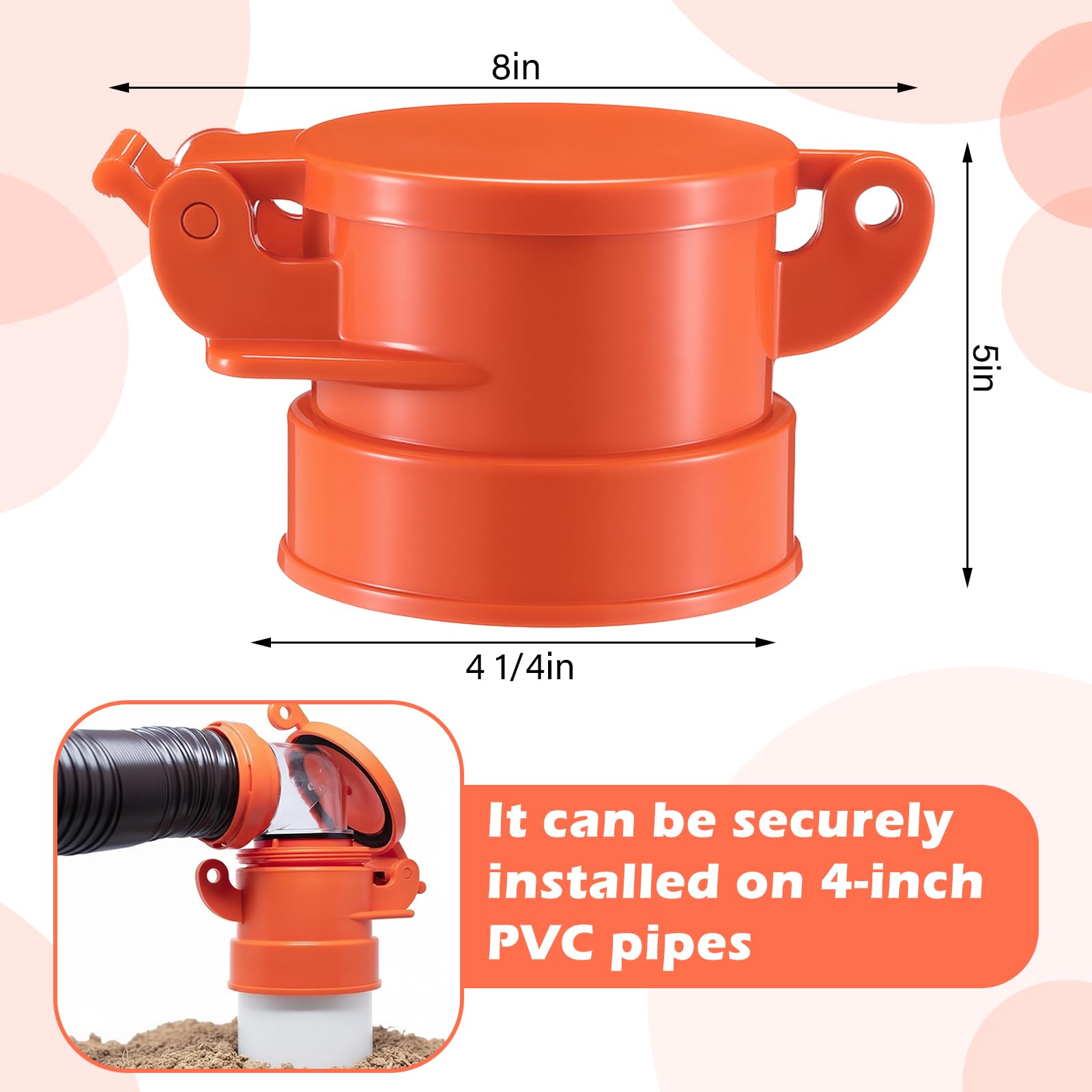 Innconee threaded collar detail demonstrating reliable leak protection