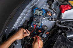 Innova 3340 temperature probe measuring component temps safely