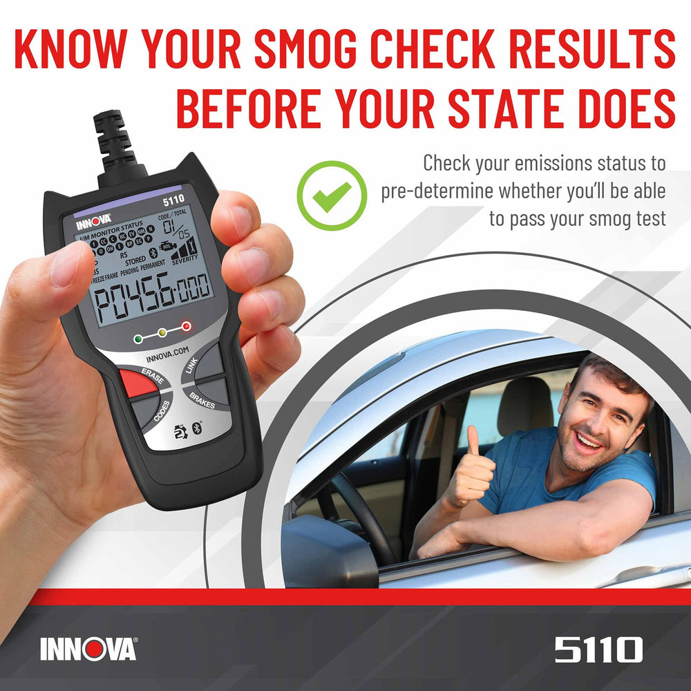 INNOVA 5110 paired with RepairSolutions2 app on smartphone for repair guidance benefit
