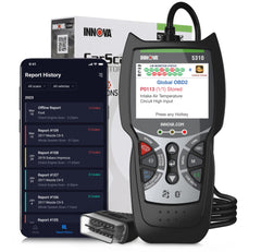 Innova 5310 front display showing codes and ease of navigation benefit
