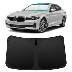 INSAUTO front view showing custom-fit shade and precise edge alignment benefit