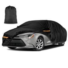 INSAUTO front view on Toyota Corolla showing full waterproof protection