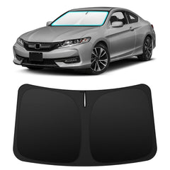 INSAUTO front view on windshield showing precise custom fit benefit