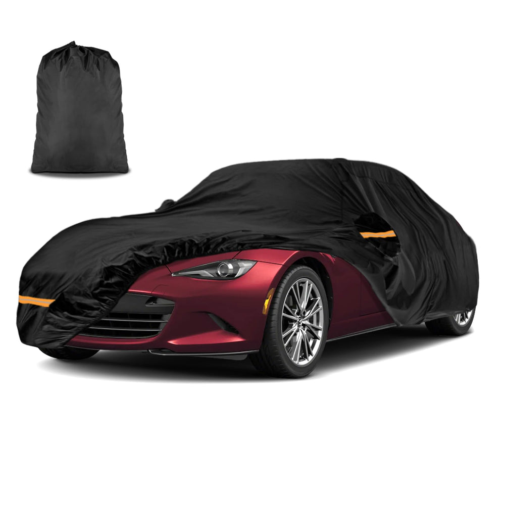 INSAUTO front view on Miata showing tailored fit and paint protection
