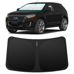 INSAUTO front view on Ford Edge windshield showing perfect fit and protection