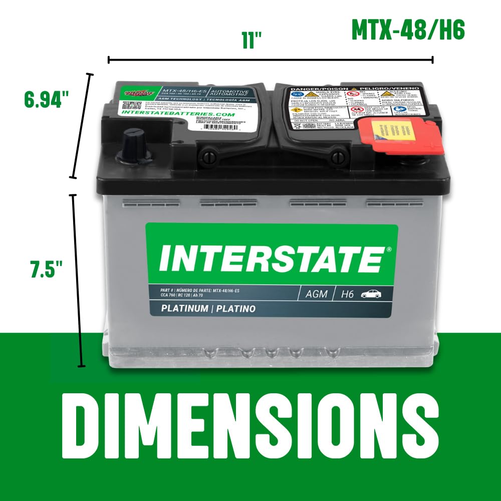 Interstate Batteries MTX installed in engine bay for dependable starting