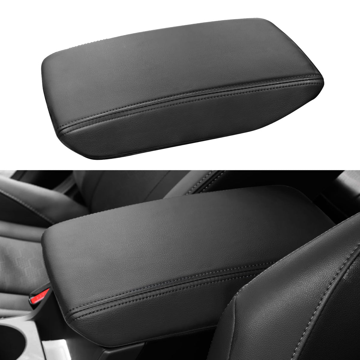 INTGET front view of console cover showing seamless factory-like fit and protection