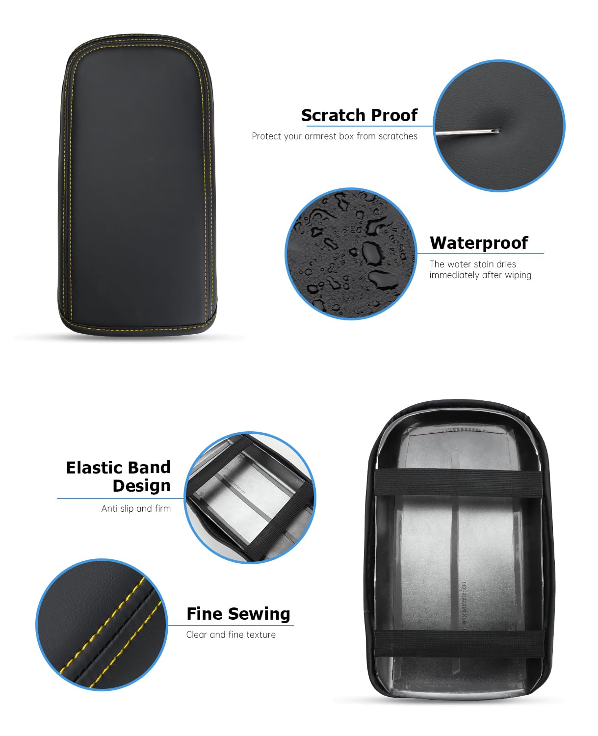 INTGET side profile showing thin padding for comfortable arm support
