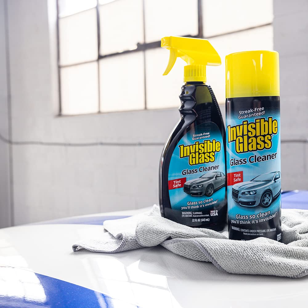 Invisible Glass cleaning mirror and chrome delivering streak-free shine