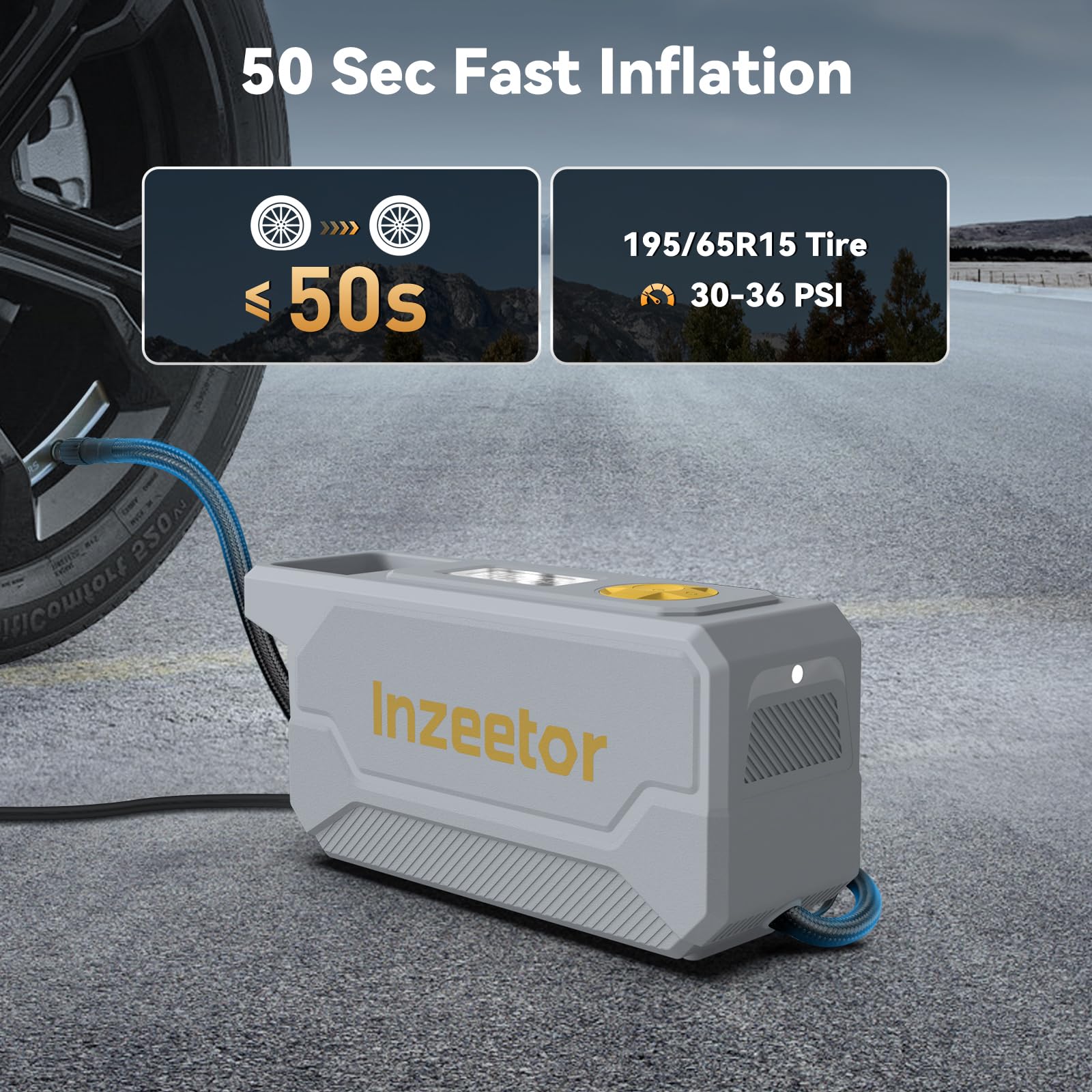 inzeetor close-up of digital display and controls for precise pressure readings