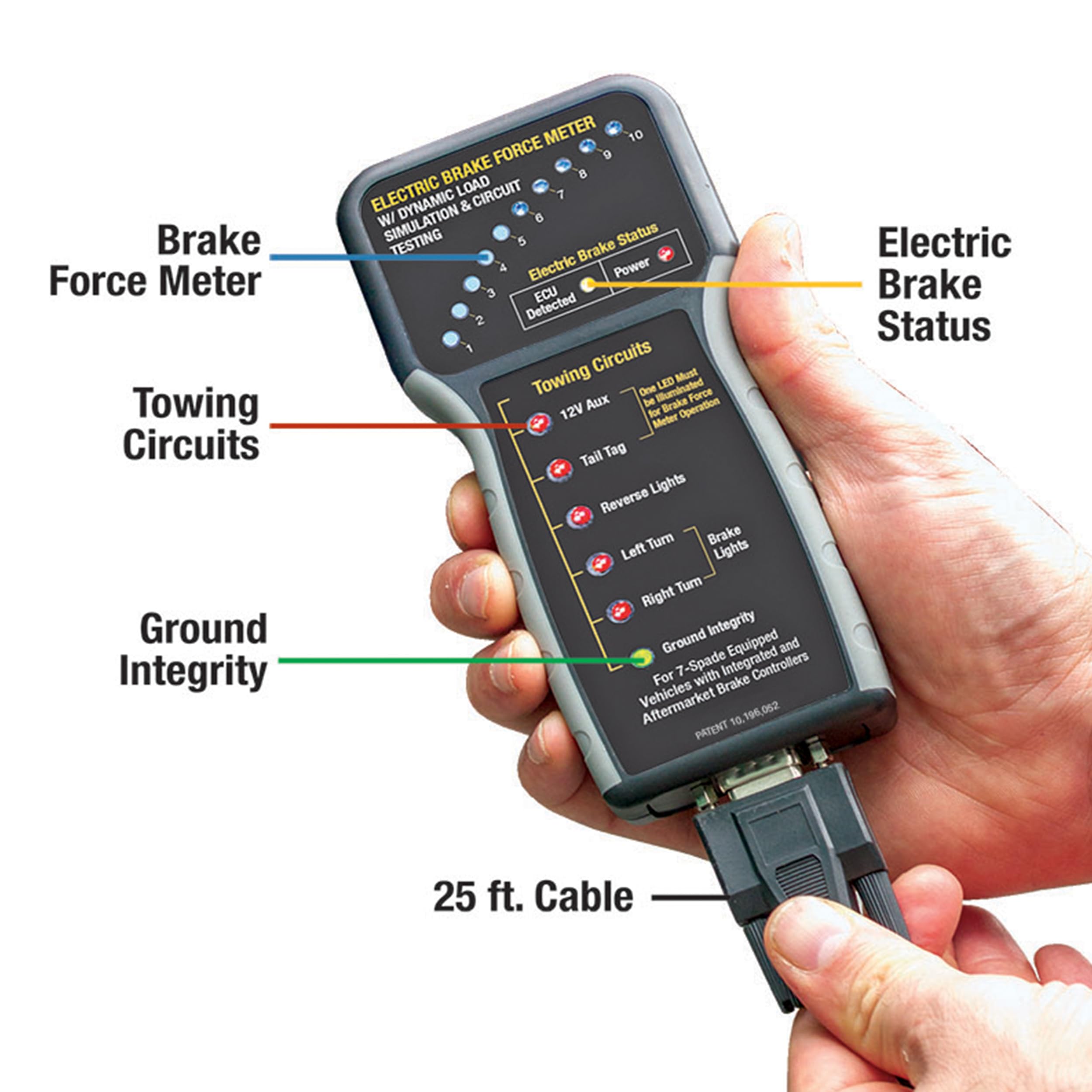 Innovative Products of America IPA #9107B closeup of load simulation circuitry for accurate testing