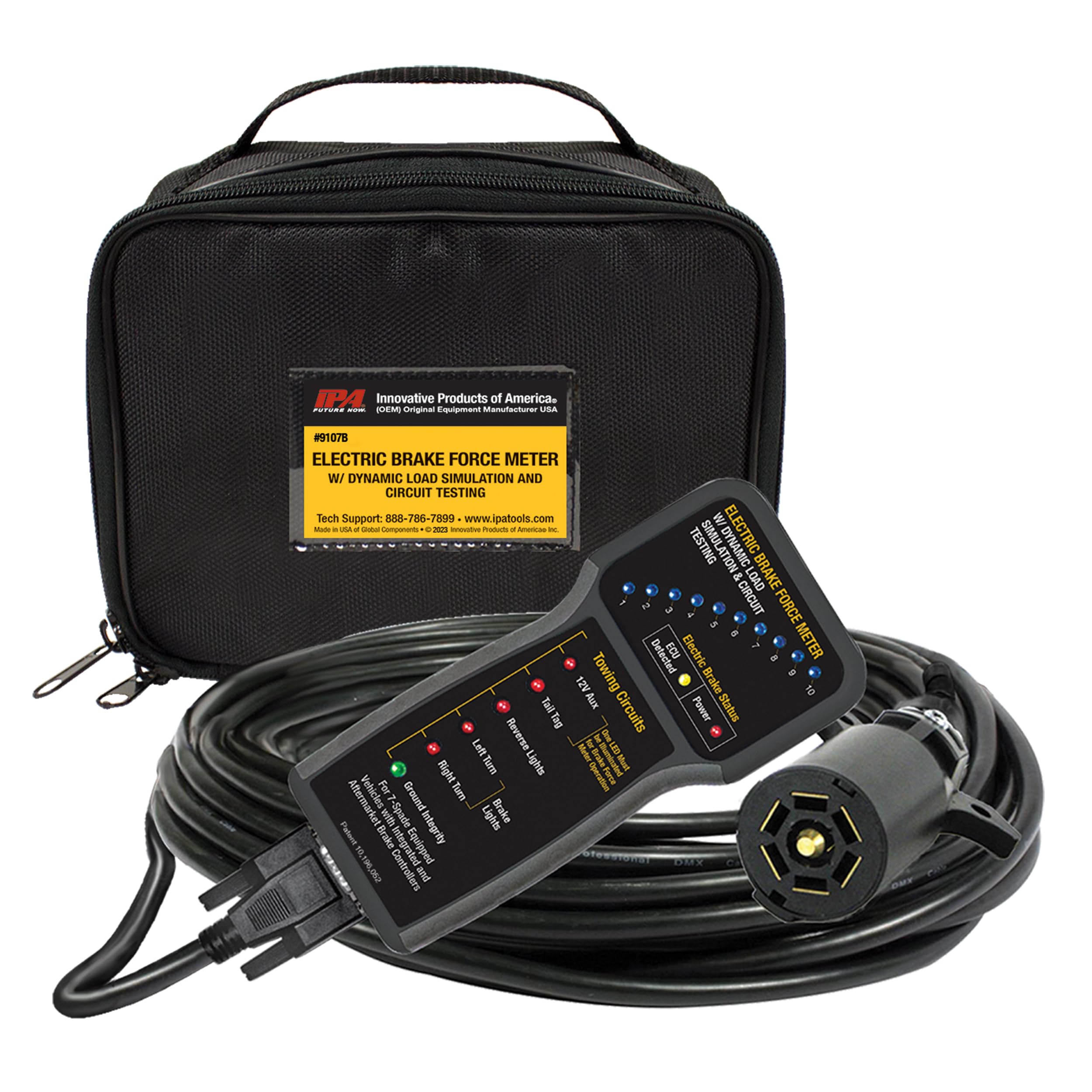 Innovative Products of America IPA #9107B front panel showing controls for quick diagnostics