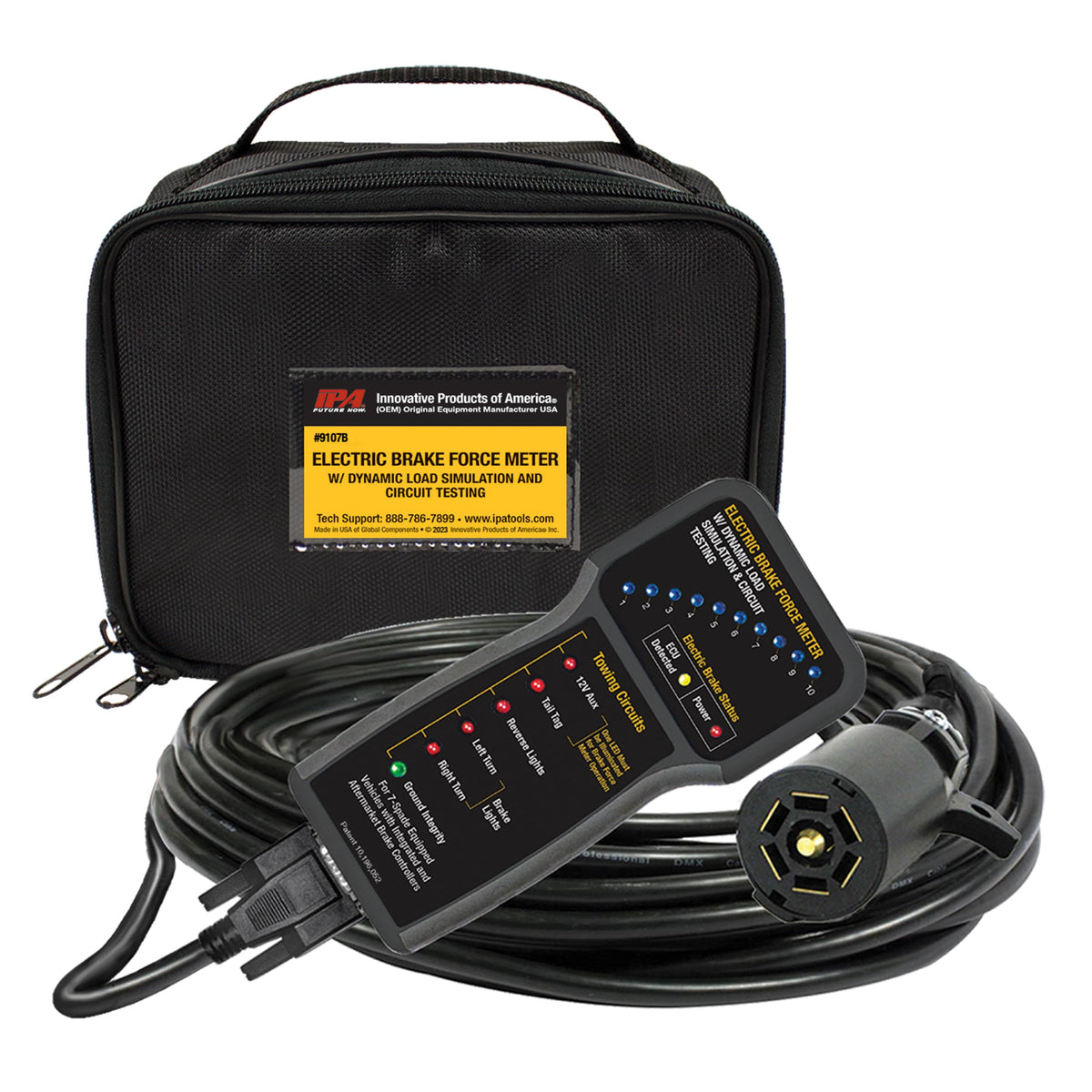 Innovative Products of America IPA #9107B front panel showing controls for quick diagnostics