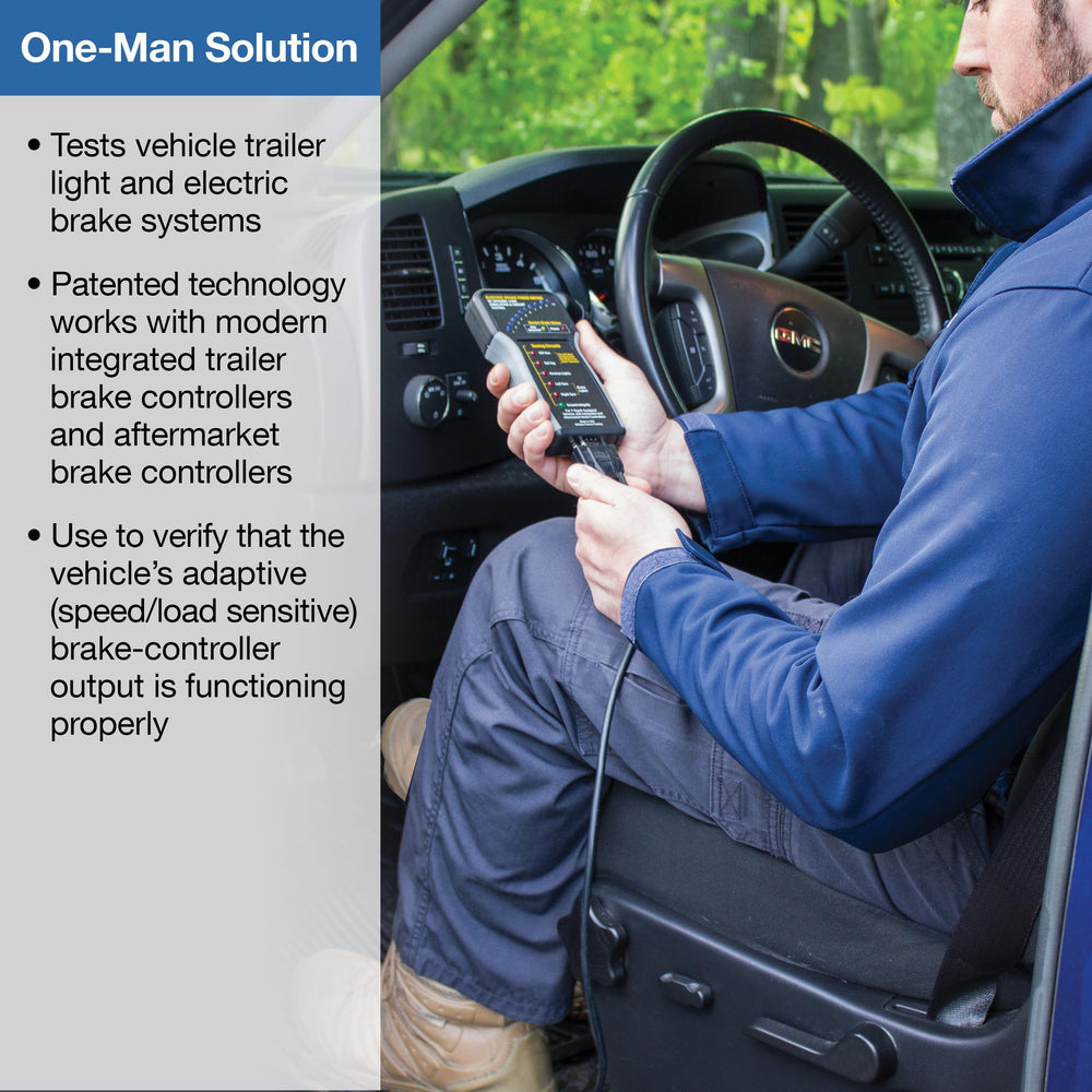 Innovative Products of America IPA #9107B connected to a tow vehicle for real-world checks