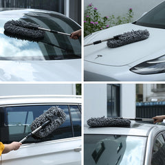 IPELY duster fully extended reaching high car roof for easier access