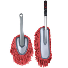 IPELY large duster front view showing full head and handle, protects paint