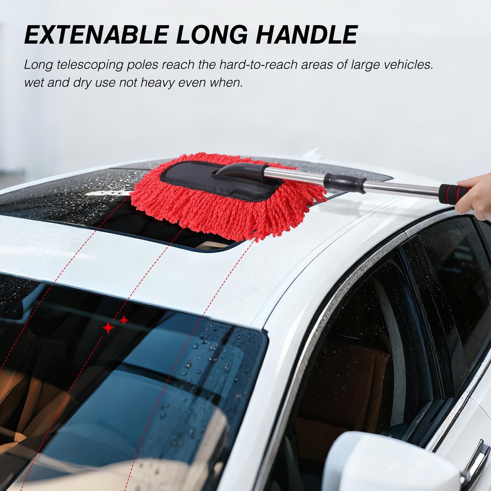 IPELY duster used on wheel rim removing brake dust safely