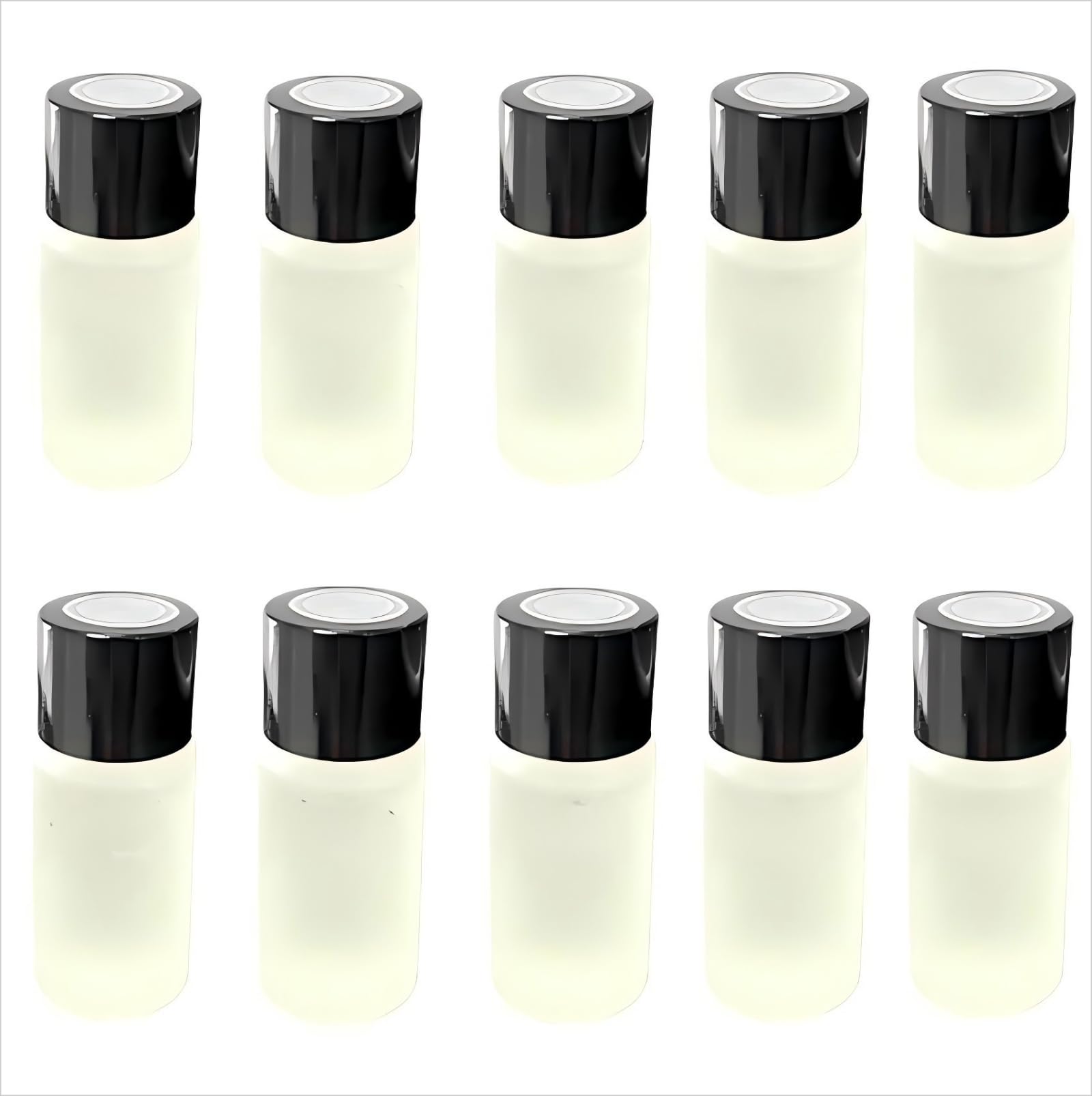 IQQI front packaging of 10 refill bottles showing scent variety and neat arrangement